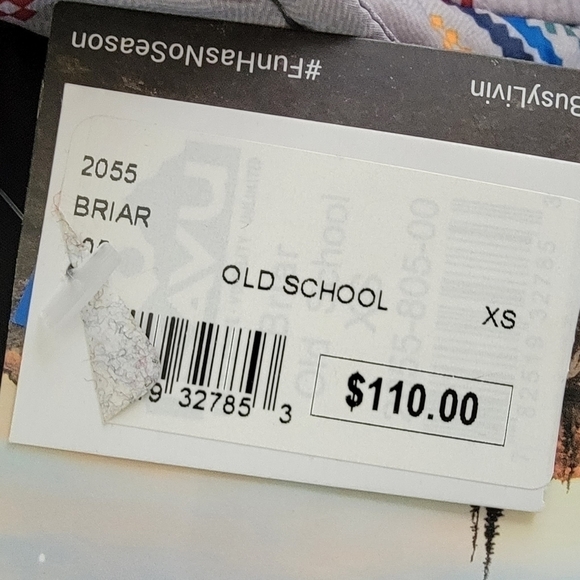 Kavu XS Insulated Vest Chevron/Aztec Button Up "Old School" Print NEW - Picture 4 of 9